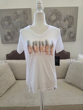 Levelwear Dukes Restaurant La Jolla Pineapple Tshirt Sz Med